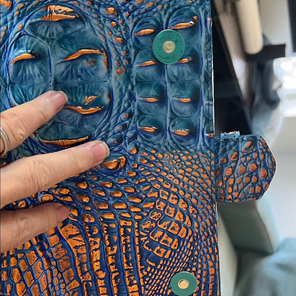 NWOT Brahmin Blue and copper Bag - Picture 4 of 10